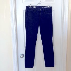 GAP always skinny black denim size 28